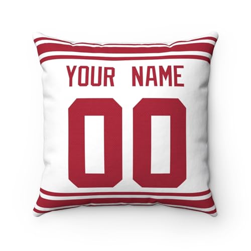 Image of ANTKING Throw Pillow 2 Pack Custom Any Name and Number Personalized Gift for Men Women Boys