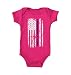 Thin Blue Line American Flag Bodysuit (12 Months, PINK)