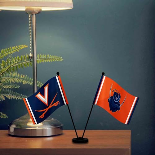Drapeaux de bureau Virginia Cavaliers de table cadeau idéal pour étudiant et alumni