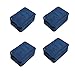 Produktbild Wasserfeste Schuhtasche4 Stück Schuhbeutel Packwürfel Kleidertasche Kofferorganizer - Schuhbeutel für Reise, Sporttasche, Koffer, Gepäck(Dunkelblau)