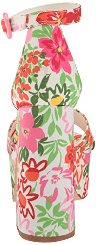 Nine West Women's Willie Heeled Sandal, Garden Multi 661, 6 #TOP2