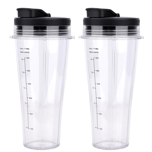 Gobelets de rechange Ninja 710ml avec couvercles pour mixeurs BN750EU BN800EU
