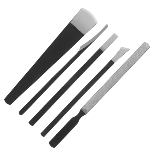 TOVINANNA 1Set Stainless Steel Tool Foot Scraper Kit for Men Women with Portable Storage Bag Dead Skin Remover Foot Exfoliator for Soft Feet Care