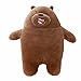 Muñecos de Peluche de Animales Kawaii We Bare Bears Juguete de Peluche Oso de Dibujos Animados Grizzle Relleno Gris Oso Blanco Oso de Hielo Panda Muñeca Amor Regalo de cumpleaños