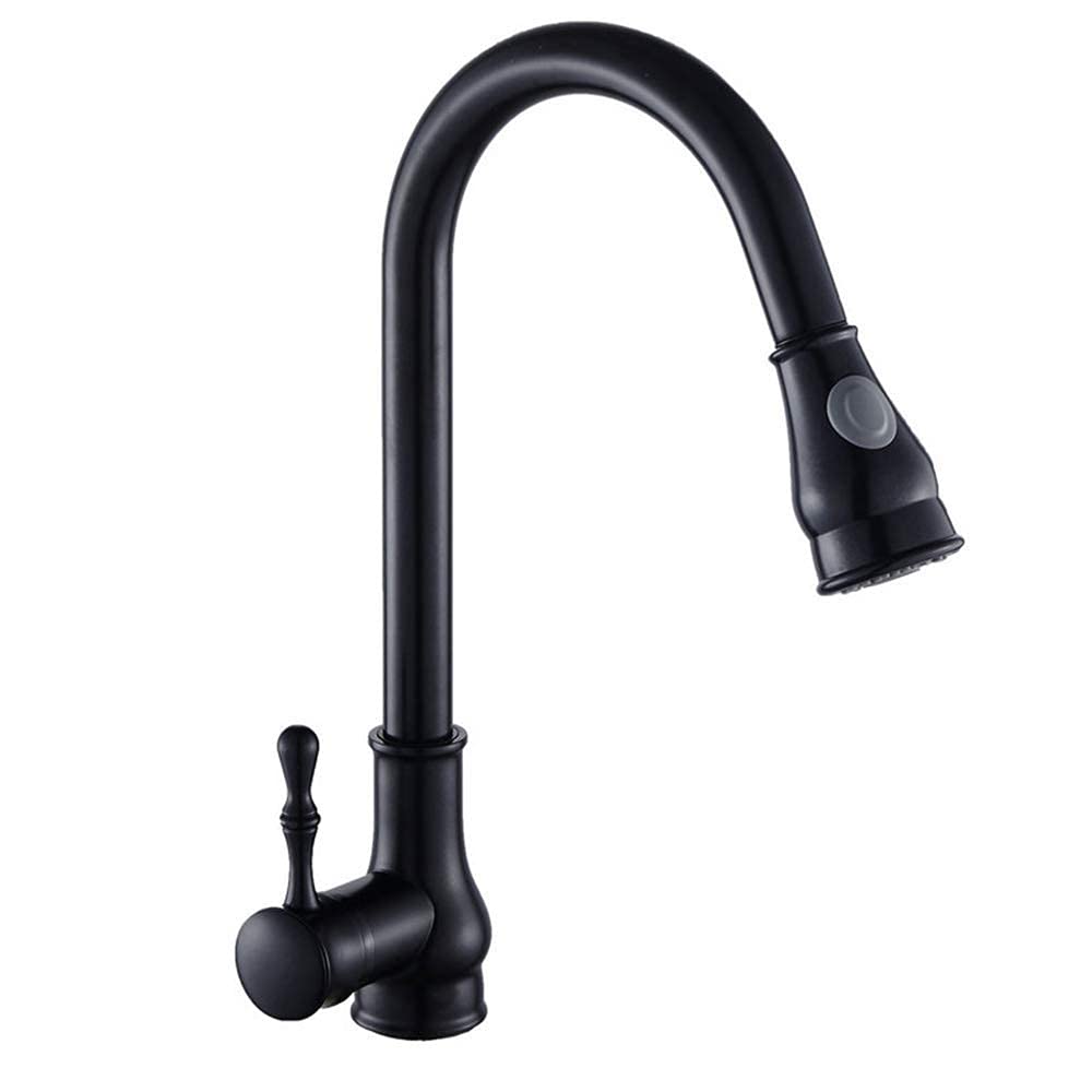 Mitigeur de cuisine extensible argent avec douchette et rotation 360 - 8