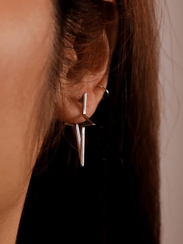 Sacina Spike Star Earrings Dangle, Y2k Goth Punk Grunge Emo Earrings, Star Jewelry, Christmas Jewelry Gifts For Women2