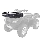 Black Widow ATV Front Storage Rack Steel Mesh Universal Deluxe 300 lb. Capacity,...