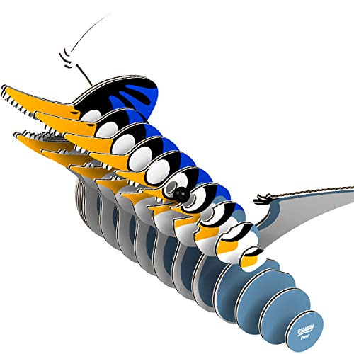 EUGY Ptero 3D Puzzle, 22 Piece Eco-Friendly Educational Toy Puzzles for Boys, Girls & Kids Ages 6+