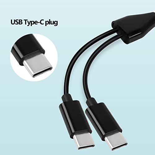 GELRHONR USB-C Multiladdningskabel 2-i-1 för Mobil och Android