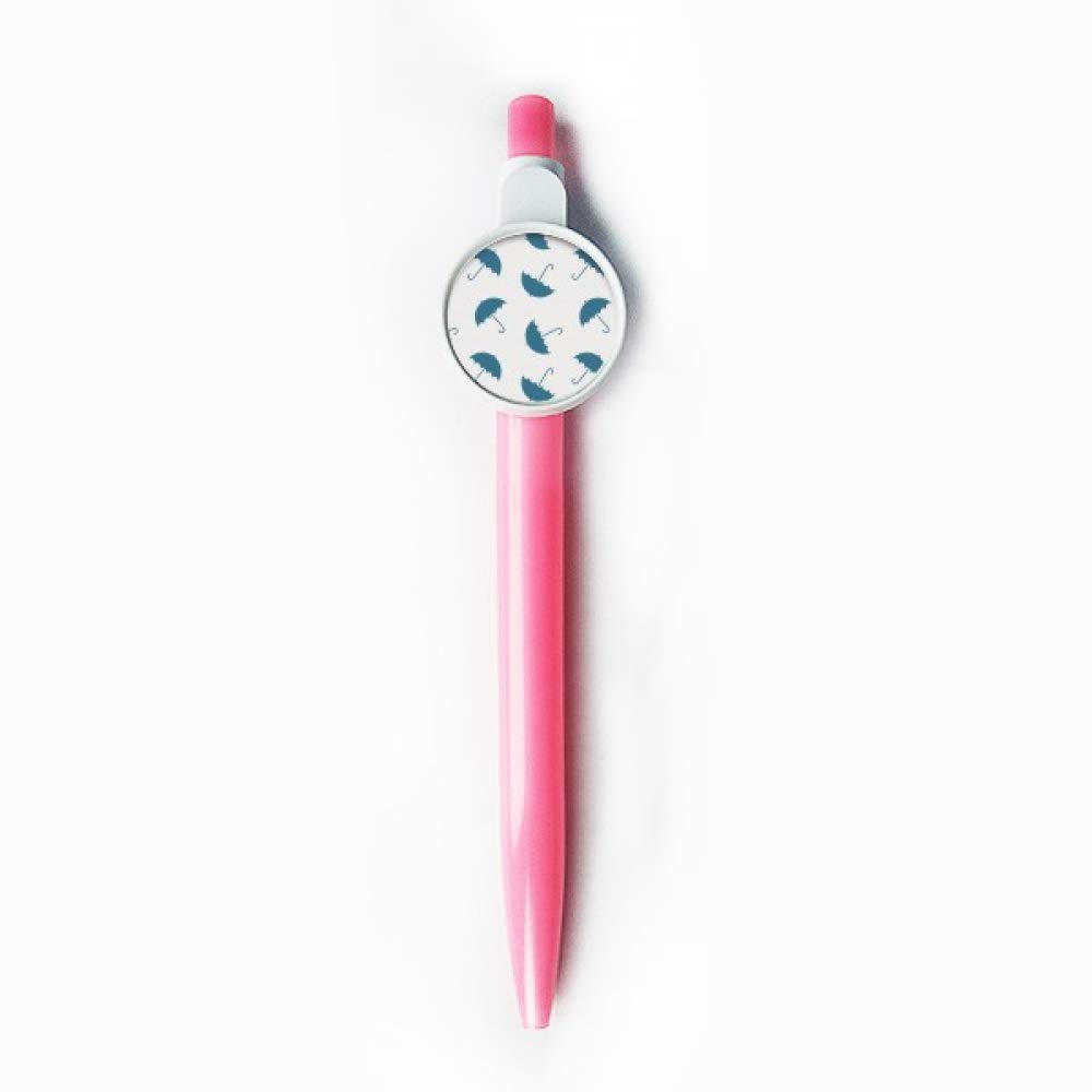 Stylo à bille rétractable bleu écriture fluide motif parapluie DIYthinker - 5