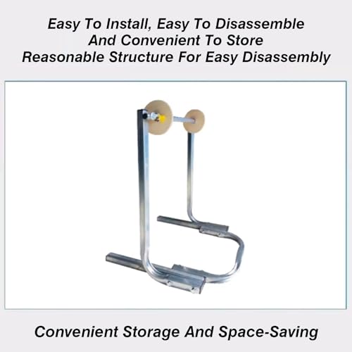Soporte para rollo de burbujas ajustable y robusto con capacidad de 50 kg 6