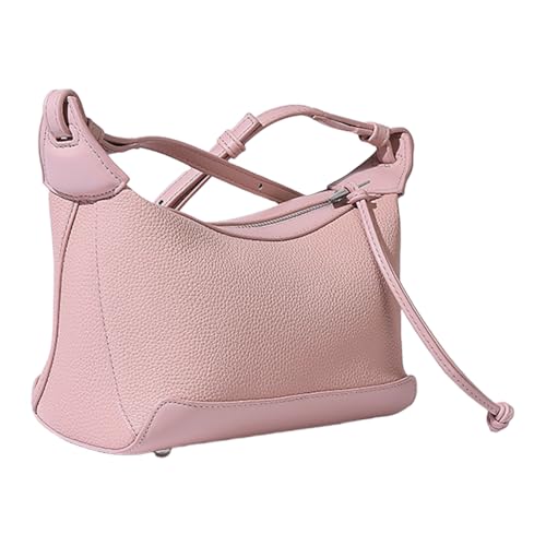Sac à bandoulière tendance femme rose en cuir synthétique souple Morain sac à main