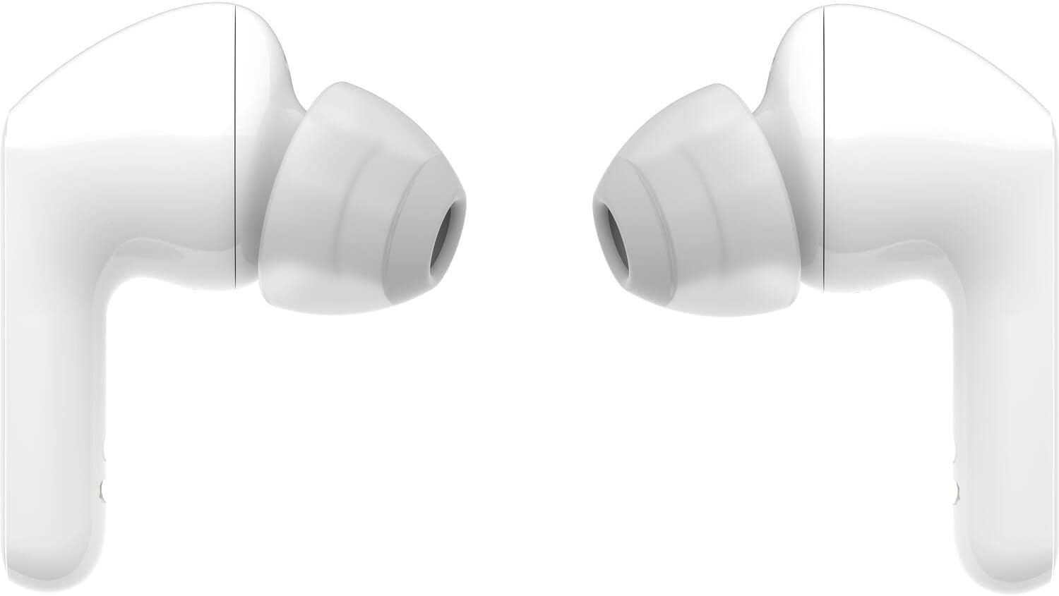 LG TONE Free FN6 True Wireless Bluetooth Earbuds with UVNano Wireless Charging Case, Wireless Headphones MERIDIAN Sound, Dual Microphones for Work/Home Office, IPX4 Water-Resistant, White