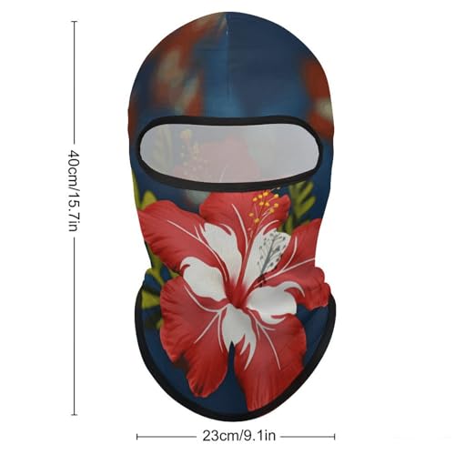 Balaclava Mask for Men Balaclava Ski Mask Hawaii Flower Winter Face Mask Face Cover for Cycling miniatura 2