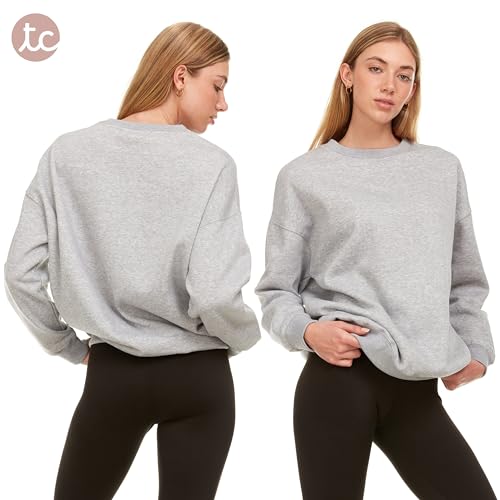 Oversized Sweatshirt for Women – Crewneck Fleece Pullover Soft Trendy Sweatshirt - Image 4