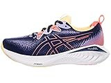 ASICS Tênis de corrida feminino Gel-Cumulus 25, Meia-noite/Mamão, 38
