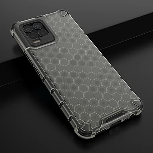 Image of Glasgow Back Case Cover Compatible with Realme 8s 5G (Stylish Design) -Black