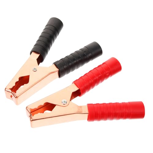 Pinzas de cocodrilo para batería de coche ULTECHNOVO con cable puente y abrazaderas de refuerzo