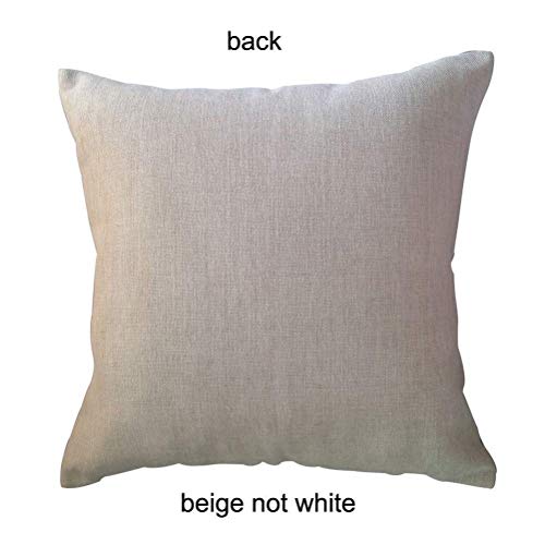 ULOVE LOVE YOURSELF Beach Pillow Covers 4 Pack Cotton Linen Nautical Throw Pillowcases Sea Theme Coastal Cushion Cover 18 x 18 inch (Sea-3) - Image 7