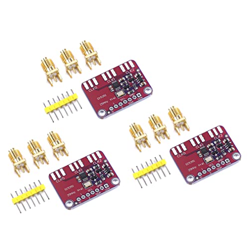 teyleten robot si5351a si5351 5351 8khz -160mhz high frequency signal generator breakout board dc33-5v square wave frequency generator board module i2c for arduino 3pcs