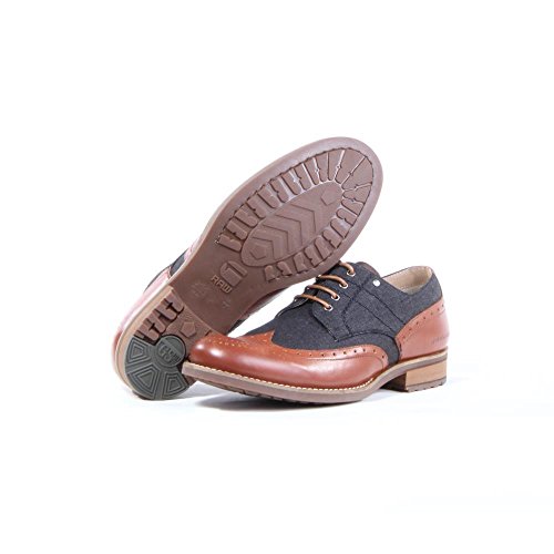 Image of G-Star Men's Manor Caxton Brown /Navy Oxford 42 D - Medium