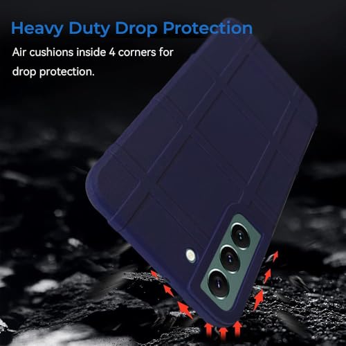 Image of Amazon Brand- Solimo Shockproof Back Case Cover for Samsung Galaxy S22 Pro 5G | 360 Degree Protection | Slim Protective Case | Anti-Scratch Tough TPU Case for Samsung Galaxy S22 Pro 5G (Blue)