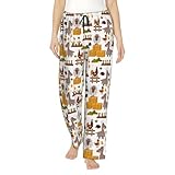 Matériau : ce pantalon de détente pour femme utilise une combinaison de tissus 95 % polyester et 5 % élasthanne, doux, confortable et élastique. Il peut bien s'adapter au corps et fournir une respirabilité, vous permettant de profiter d'une expérience de port détendue et agréable. Les tissus de haute qualité ne se décolorent pas et ne se déforment pas facilement après le lavage, et restent doux pendant une longue période