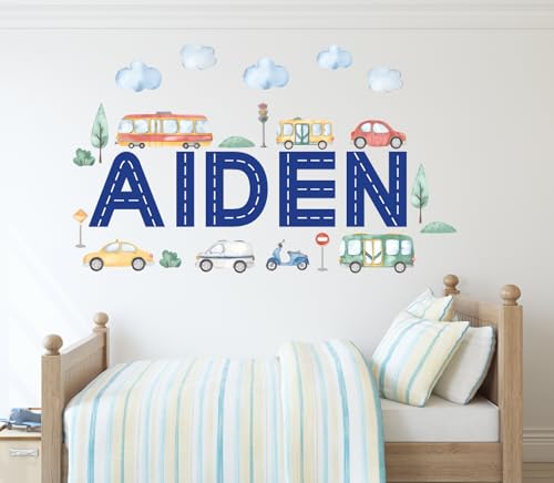 Vinilo Decorativo Vehículos para Pared Infantil miniatura 1