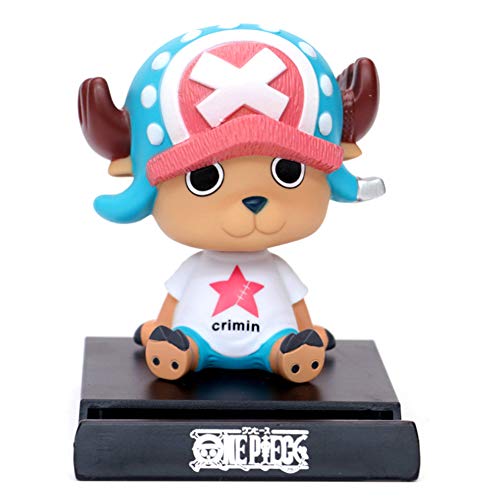 YRAN Chopper Phone Bracket, Chopper Shaking Head Car Decoration, One Piece Home Decoration, Chopper Decor for Home,Car,Party Cake Blue