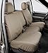 Covercraft SeatSaver Front Row Custom Fit Seat Cover for Select Chevrolet Silverado 1500/GMC Sierra 1500 Models - Polycotton (Taupe)