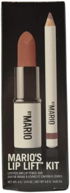 Makeup By Mario Mario's Lip Lift Kit - Pink Nude:: Ultra Suede Lipstick in Sam and Sculpting Lip Pencil in Hugh