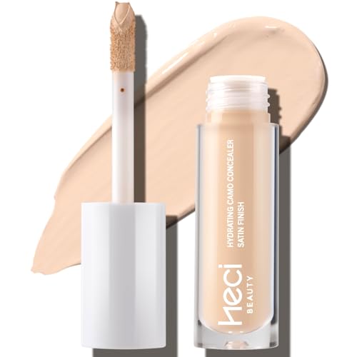 Liquid Concealer Makeup for Blemishes & Dark Circles - Medium to Full Coverage Concealer for Face, 03 Light, 0.22 Fl Oz