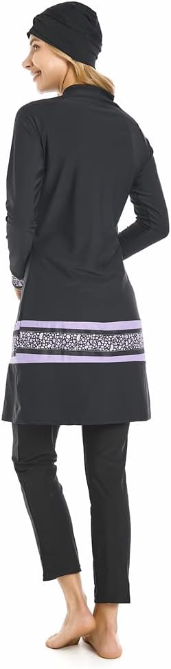 Muslim Swimsuits for Women Long Sleeve Modest Swimwear Burkini Islamic Arabic Swimming Costume Hijab