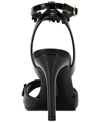 KARL LAGERFELD Women's Kallie Flower Embellishment Dress Heel Heeled Sandal4