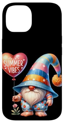 Summer Vibes Gnome For Women Men And Kids Summer Vacation Custodia per iPhone 14 Summer Vibes Gnome For Women Men And Kids Summer Vacation Custodia per iPhone 14