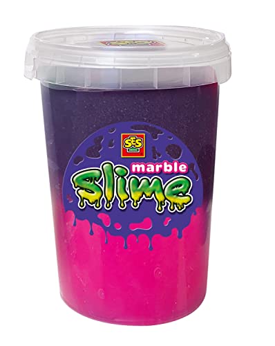 SES Creative 15024 Marble Slime-Pink and Purple 200gr