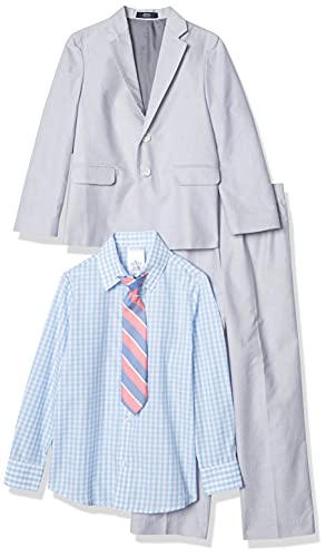 Image of Nautica Boys' Suit Set with Jacket, Pant, Shirt and Tie