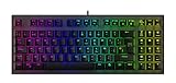 Newskill Chronos TKL Teclado Gaming Mecánico Tenkeyless, Antighosting, Macros Programables, Iluminación RGB, Switch Otemu Brown, Keycaps Personalizables, Idioma Español, Negro