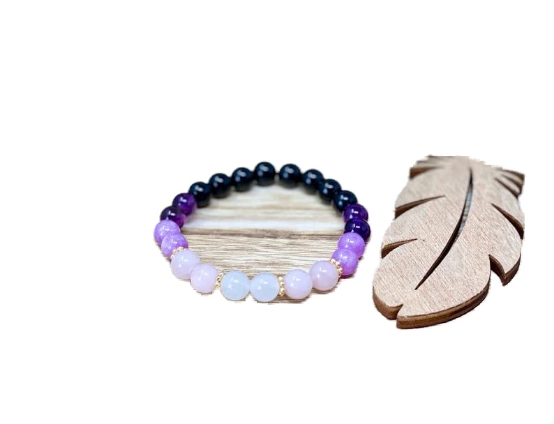 Bracelet bien-être en tourmaline et quartz | Style et sérénité