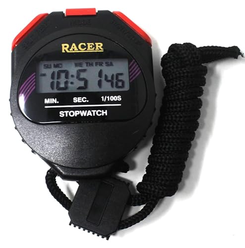 Image of Stopwatch with Alarm Handheld LCD Digital Professional Sports Stop Watch | Professional Sports Stop Watch with Plastic Box | Timer /Stopwatch Timer /Clock with Alarm