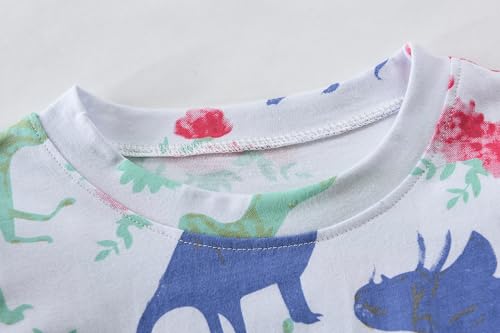 Shirts Toddler Girls Ruffle Long Sleeve Little Kids Cotton Tees Graphic Tops 2-7 Years2