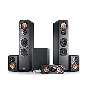 Teufel Ultima 40 Surround 5.1-Set Schwarz Heimkino Lautsprecher 5.1 Soundanlage Kino Raumklang Surround Subwoofer Movie…