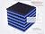 96 Pack Black/BLUE 12 "X 12 "X1" Acoustic Panels Studio Soundproofing Foam Wedge Tiles(Accompanied By Double-Sided Adhesive Tape)
