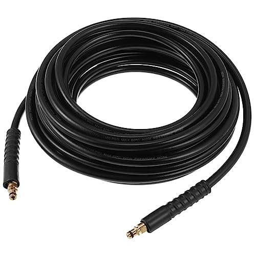 WEKADRIN 15m Tubo Di Prolunga Flessibile Per Idropulitrice Realizzato in Gomma Resistente All'abrasione Compatibile Con Serie K1k2k3k4k5k6k7