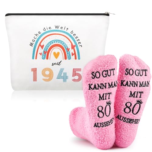 KUIYAI Kosmetiktasche Für Oma – „Nana's Reisetasche“, 23x18 Cm, Wasserabweisend, Mit Reißverschluss