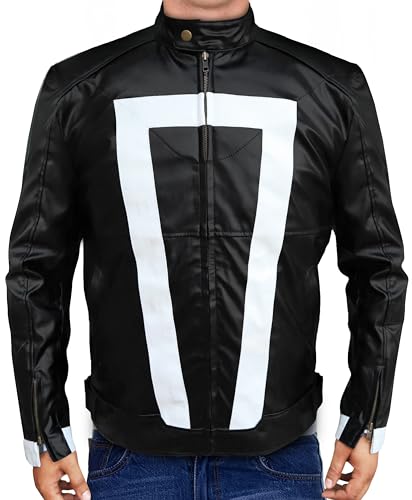 Mens Power Riders Leather Jacket - Agents of Protection