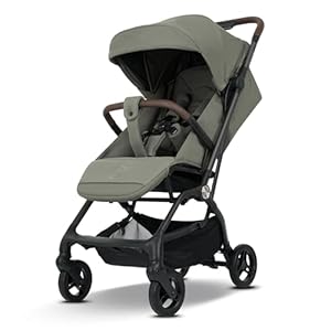 my junior® Buggy PICO² | bis 22kg | Einhand AutoFold-Klappmechanismus | Ergonomische Liegeposition nach IGR e.V. | großes Sonnenverdeck UV50+ | Handgepäckmaß | 2 Belüftungsfenster - Pistacchio Green