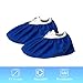 Smallan Slide Board Shoe & Boot Covers for Smooth Gliding (Reusable, Washable) Special Flannel Increase Slip Shoe Covers Compatible with All Fitness/Hockey Slideboards One Size Fits All (Blue)