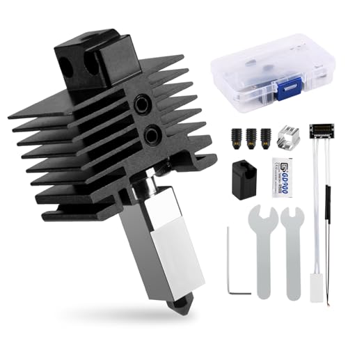 Hotend Bambu Lab P1P P1S anti-bouchage avec buses acier trempé pour réparer votre extrudeuse 3D