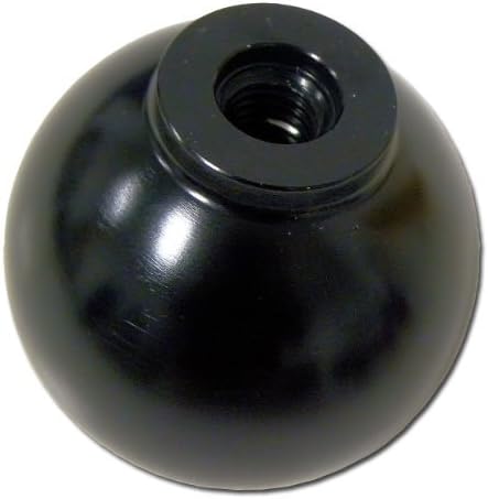 VMS RACING 12x1.25mm Threaded 5 Speed Round Ball Type R S Shift knob in Black Billet Aluminum for Suzuki Samurai Equator Threaded (NO adapters) JDM Gear Shifter Selector
